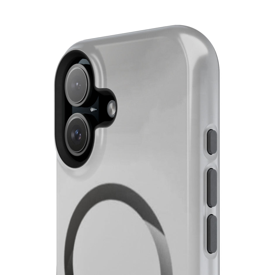 MagSafe Mobilskal – Grå Ringdesign