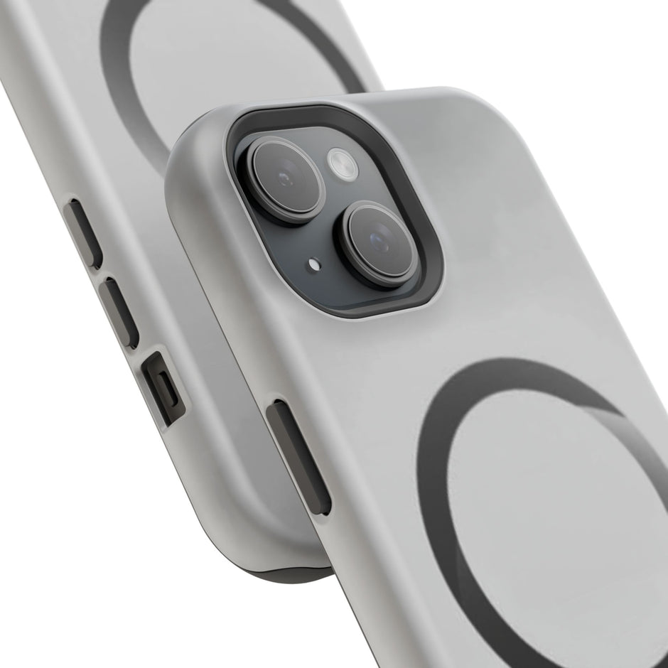 MagSafe Mobilskal – Grå Ringdesign