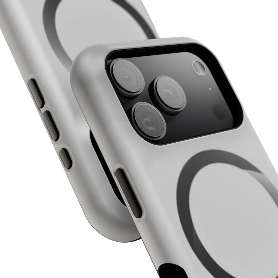 MagSafe Mobilskal – Grå Ringdesign