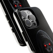 Tough Phone Case – Hooded Grim Reaper with Red Glowing Eyes
