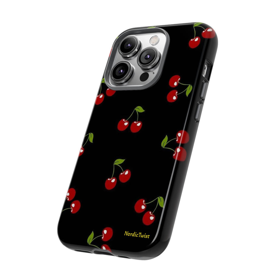 Cherry Pattern Tough Phone Case