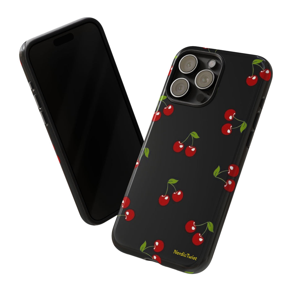 Cherry Pattern Tough Phone Case