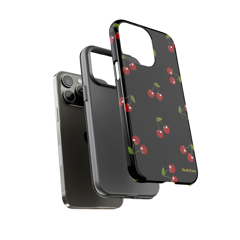 Cherry Pattern Tough Phone Case