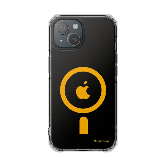 MagSafe Clear Phone Case – Yellow Ring