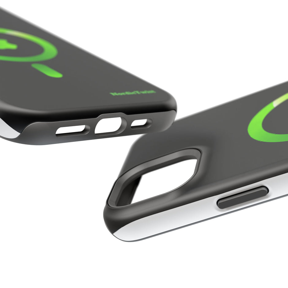 MagSafe Mobilskal Neongrön Ring