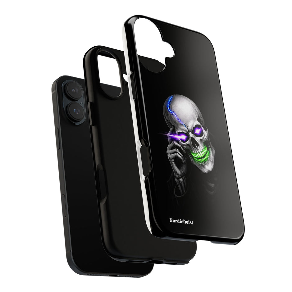 Neon Skull Tough Phone Case