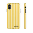 Yellow Stripe Tough Phone Case