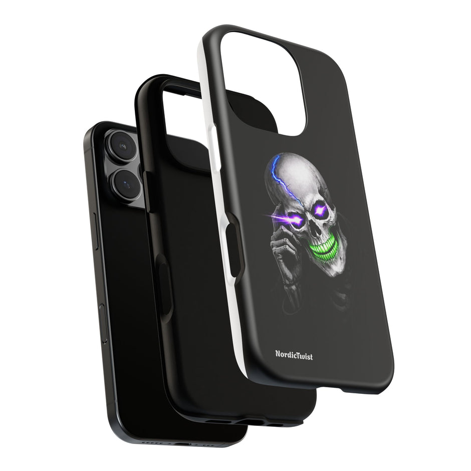 Neon Skull Tough Phone Case