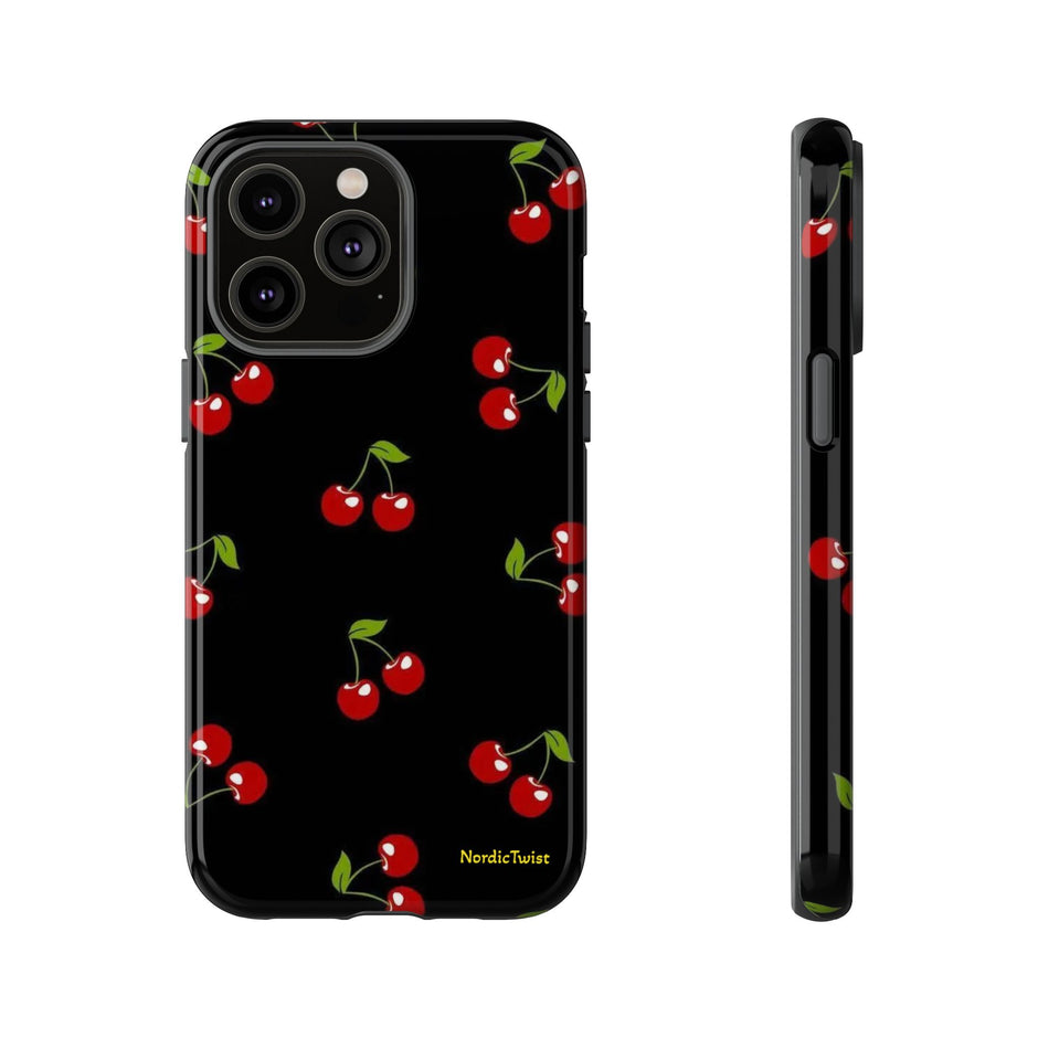 Cherry Pattern Tough Phone Case