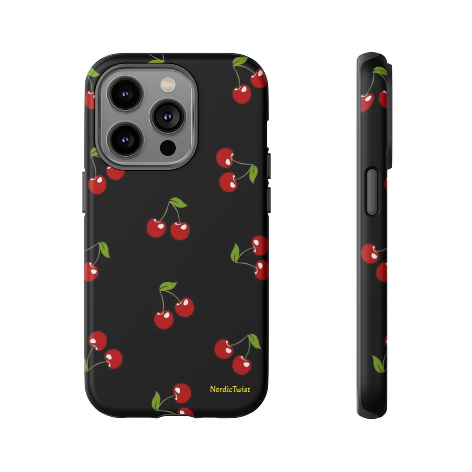 Cherry Pattern Tough Phone Case