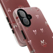 Cherry Bow Phone Case — Cute Red Gradient Protective Cover