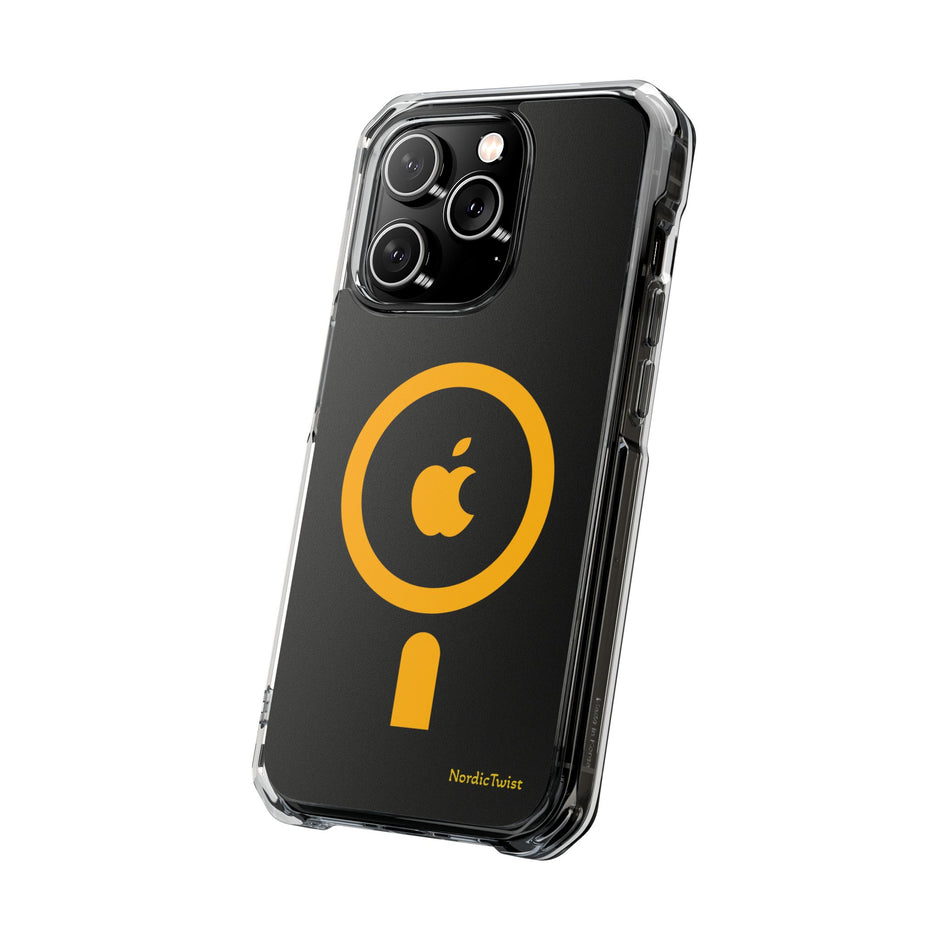 MagSafe Clear Phone Case – Yellow Ring