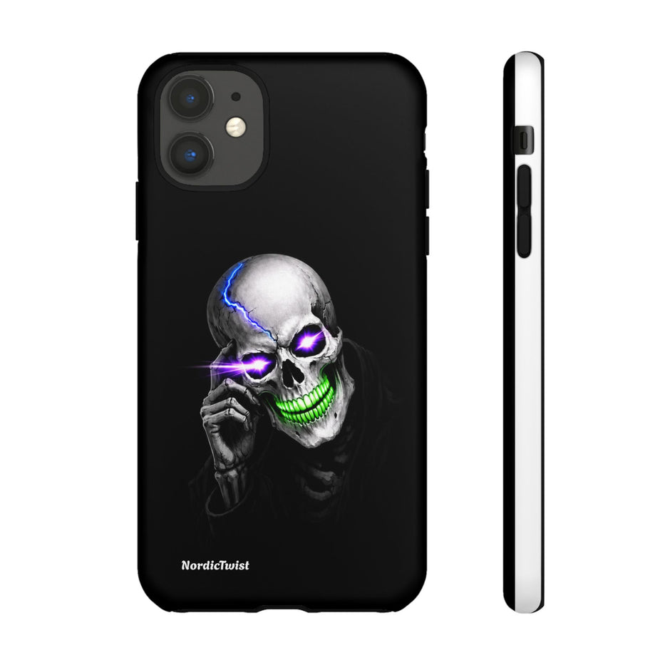 Neon Skull Tough Phone Case