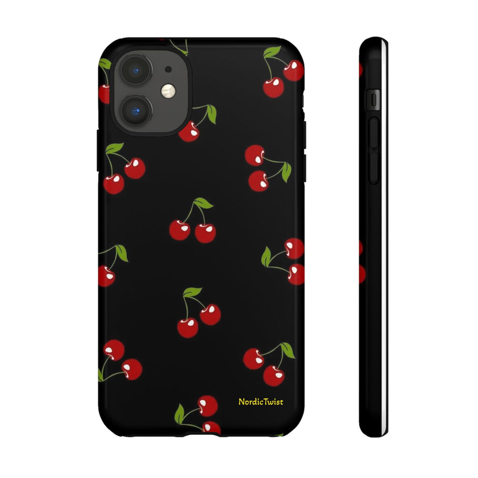 Cherry Pattern Tough Phone Case