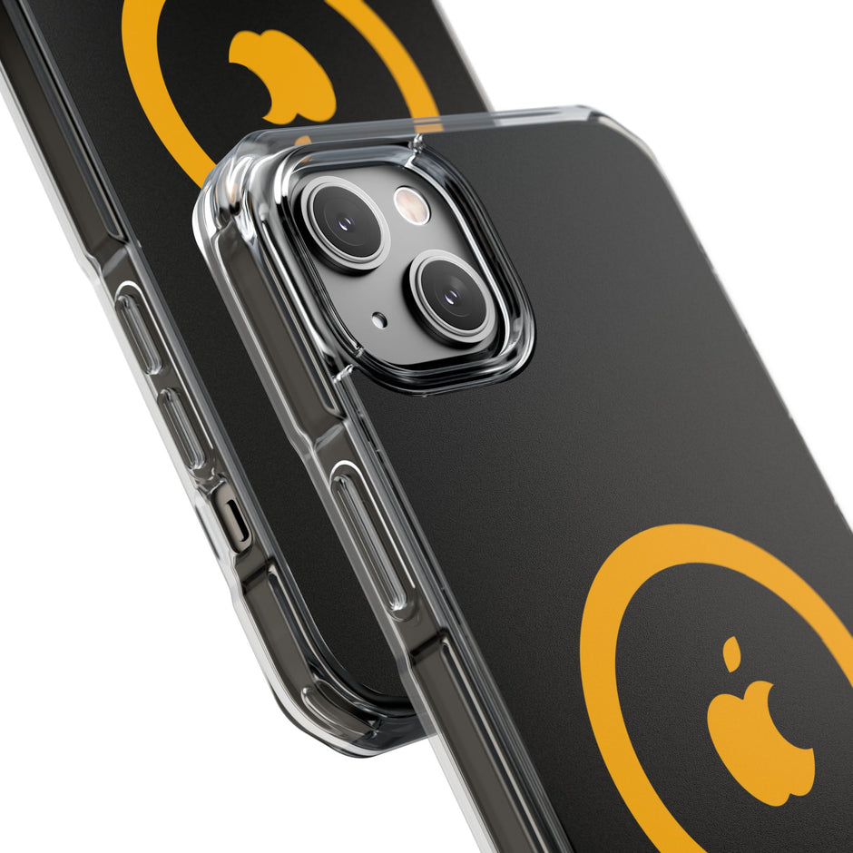 MagSafe Clear Phone Case – Yellow Ring
