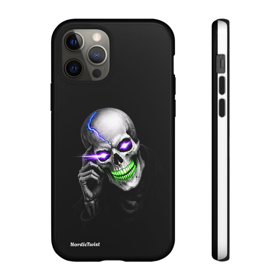 Neon Skull Tough Phone Case