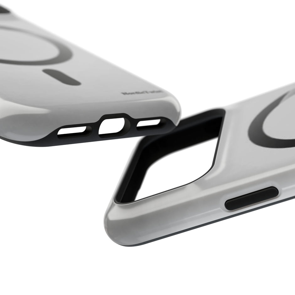 MagSafe Mobilskal – Grå Ringdesign