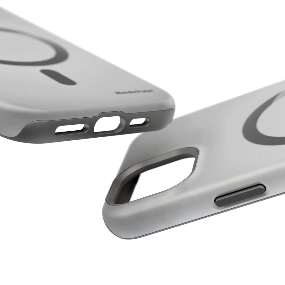 MagSafe Mobilskal – Grå Ringdesign