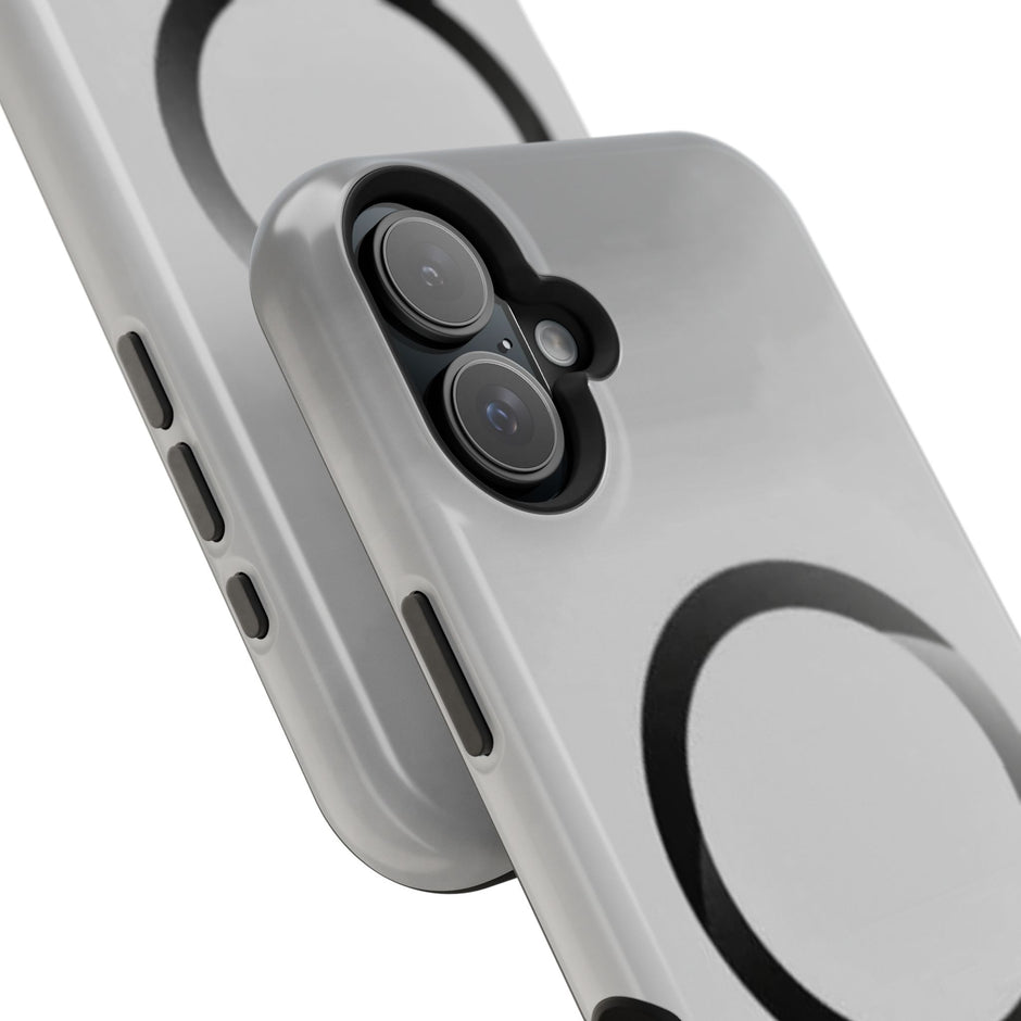 MagSafe Mobilskal – Grå Ringdesign