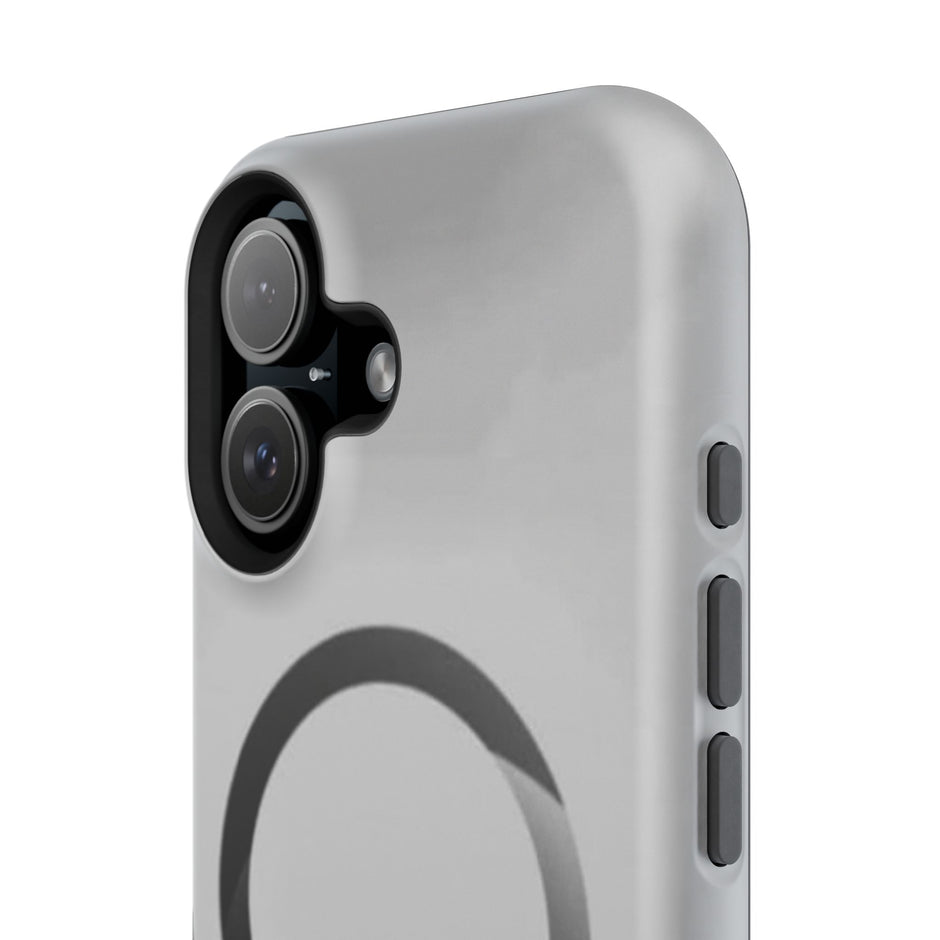 MagSafe Mobilskal – Grå Ringdesign