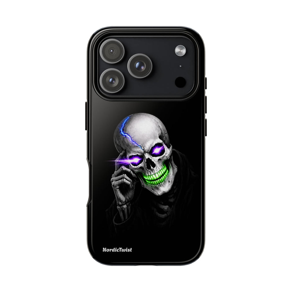Neon Skull Tough Phone Case