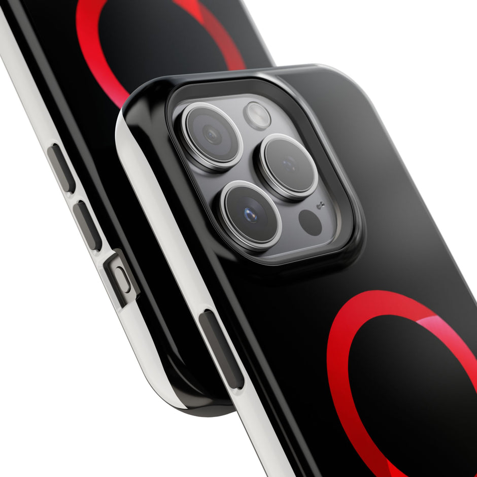 MagSafe Mobilskal – Röd Ringdesign