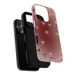 Cherry Bow Phone Case — Cute Red Gradient Protective Cover