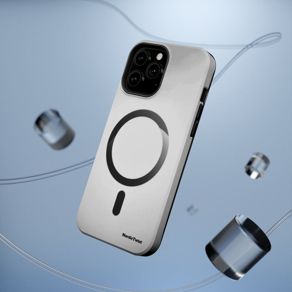 MagSafe Mobilskal – Grå Ringdesign