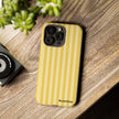 Yellow Stripe Tough Phone Case