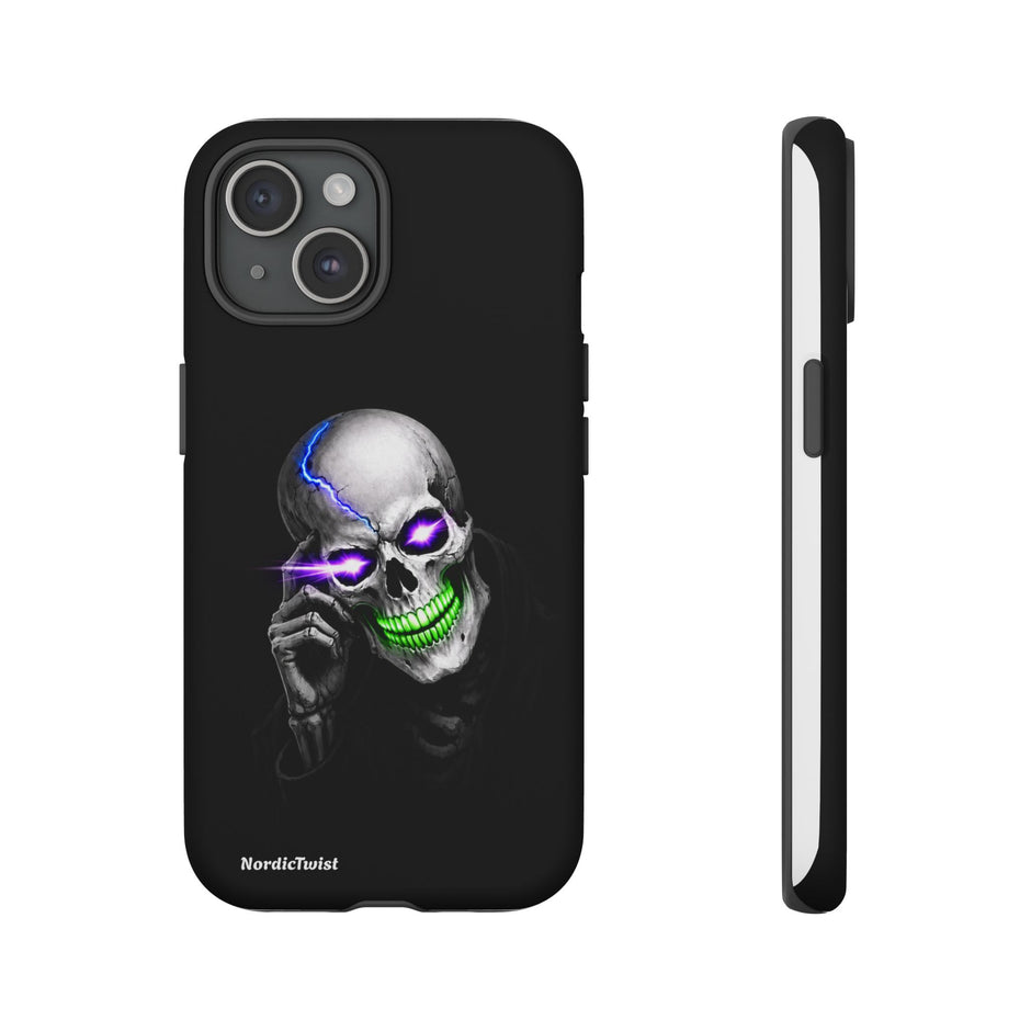 Neon Skull Tough Phone Case