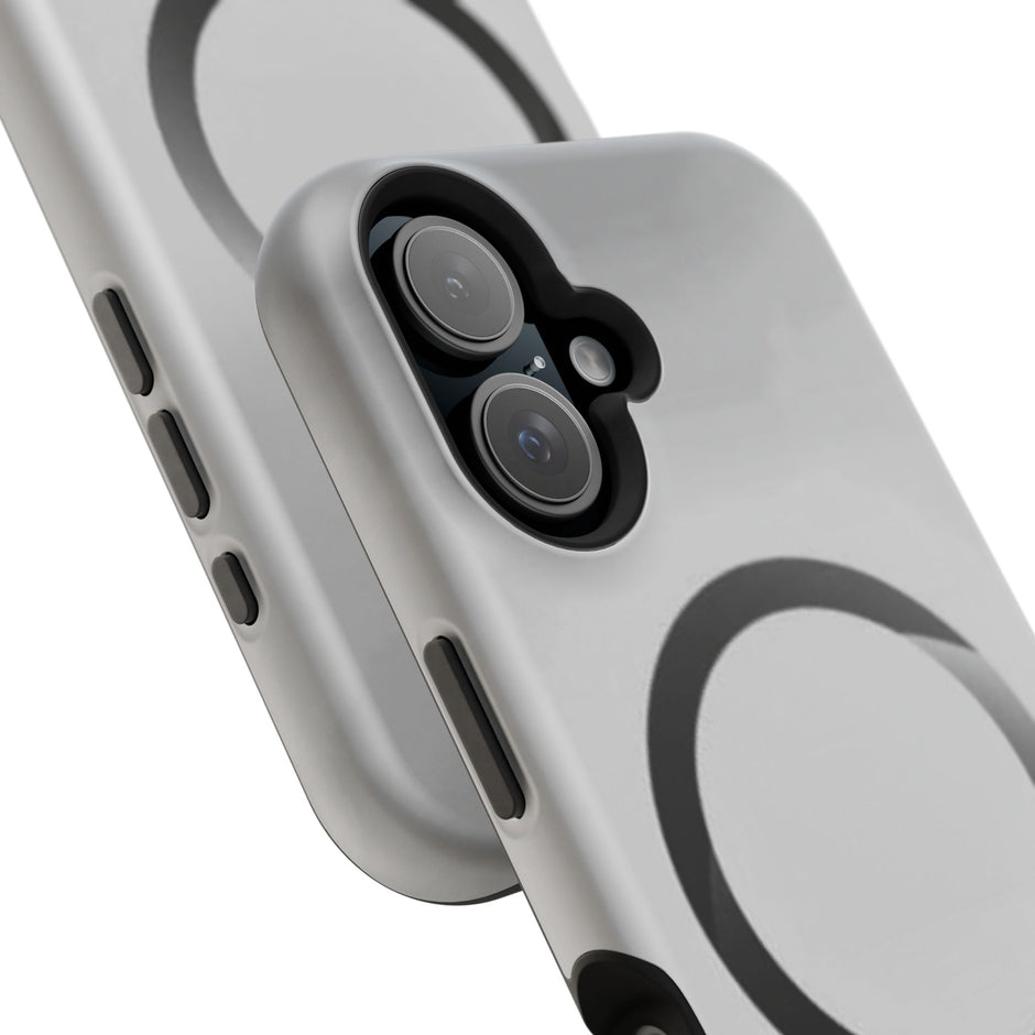MagSafe Mobilskal – Grå Ringdesign