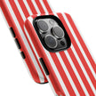 Red Striped Phone Case - Tough Cases for Stylish Protection