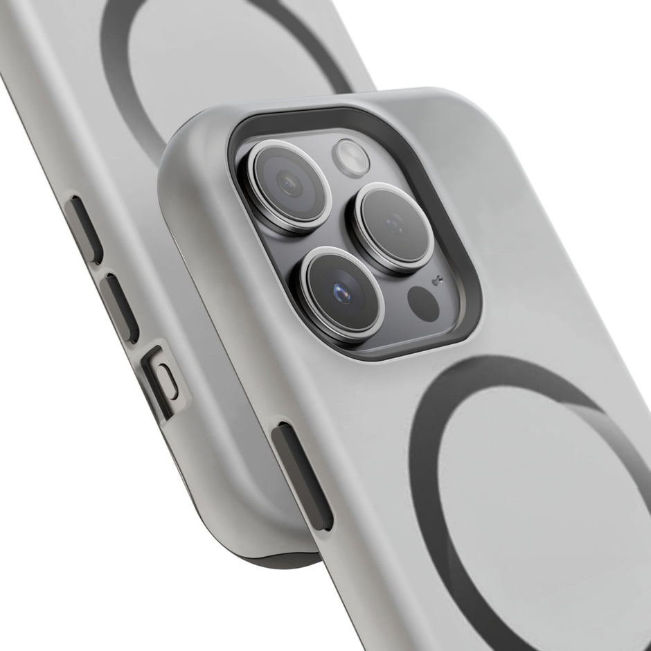 MagSafe Mobilskal – Grå Ringdesign