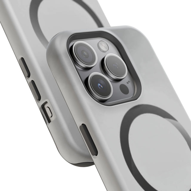 MagSafe Mobilskal – Grå Ringdesign