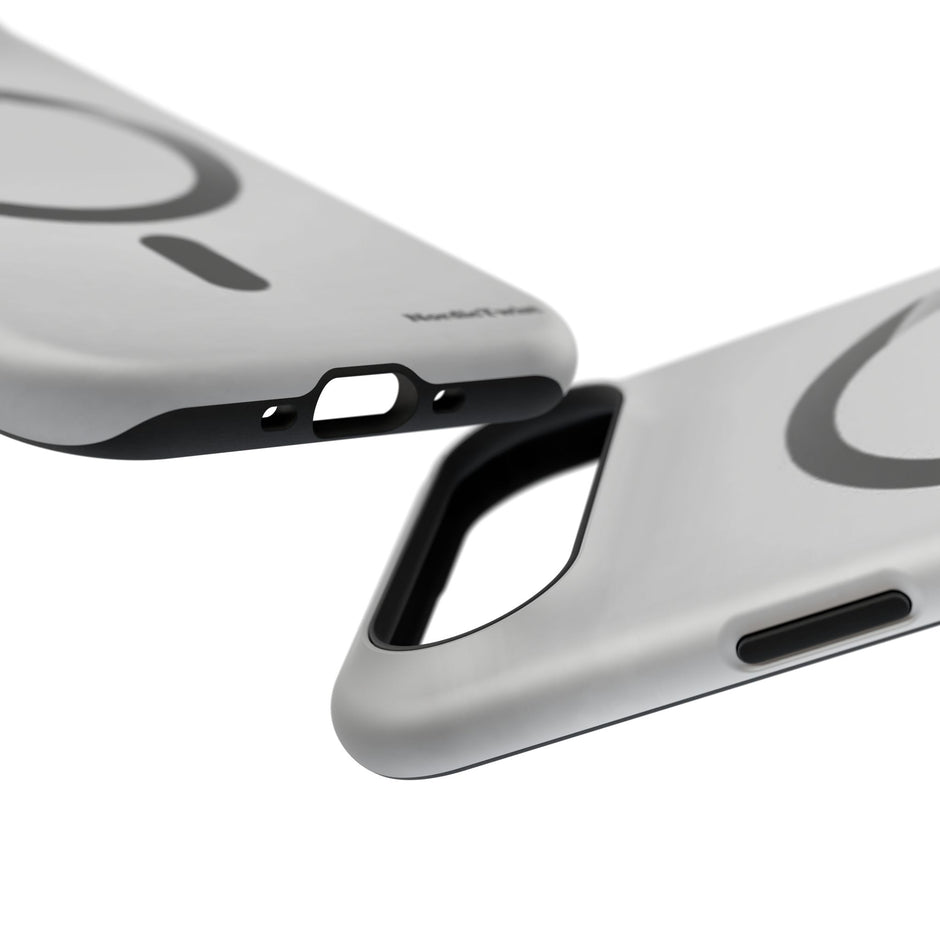 MagSafe Mobilskal – Grå Ringdesign