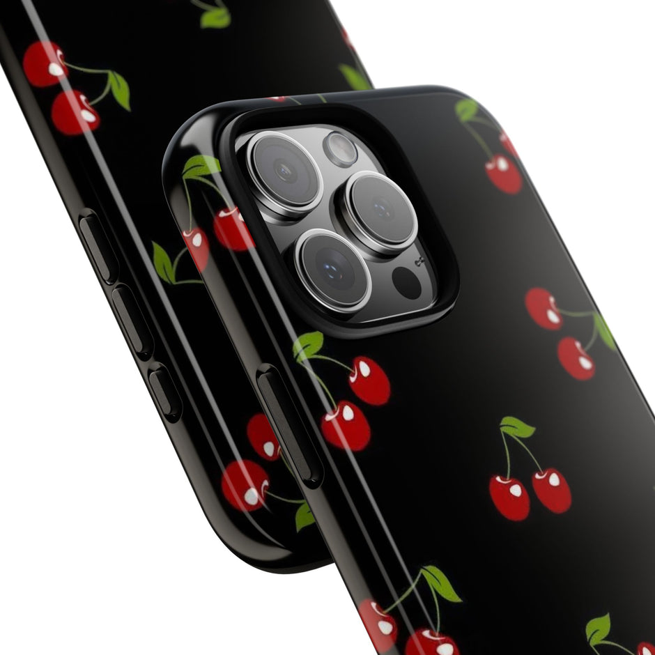 Cherry Pattern Tough Phone Case