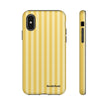 Yellow Stripe Tough Phone Case