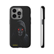 Tough Phone Case – Hooded Grim Reaper with Red Glowing Eyes
