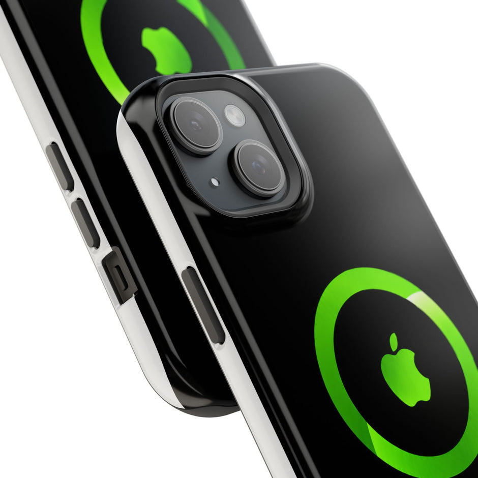 MagSafe Mobilskal Neongrön Ring