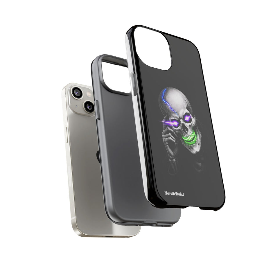 Neon Skull Tough Phone Case
