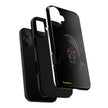 Tough Phone Case – Hooded Grim Reaper with Red Glowing Eyes