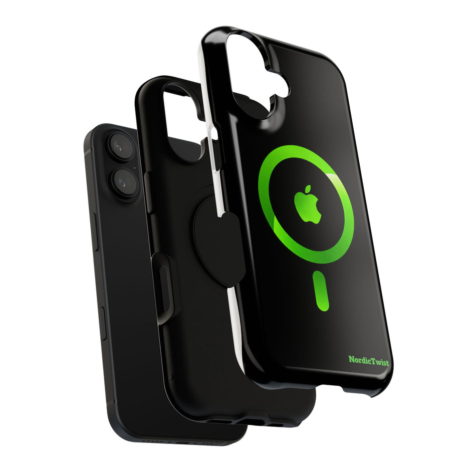 MagSafe Mobilskal Neongrön Ring