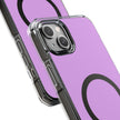 Clear Magnetic Phone Case Minimal Purple