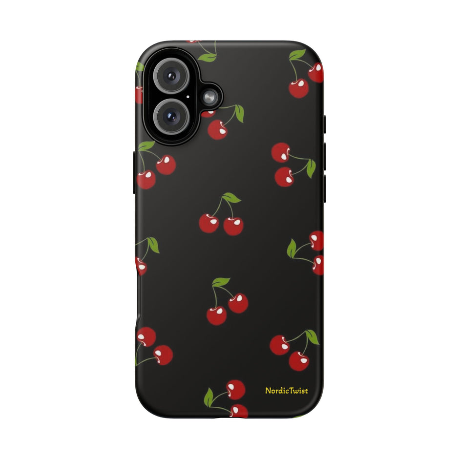 Cherry Pattern Tough Phone Case