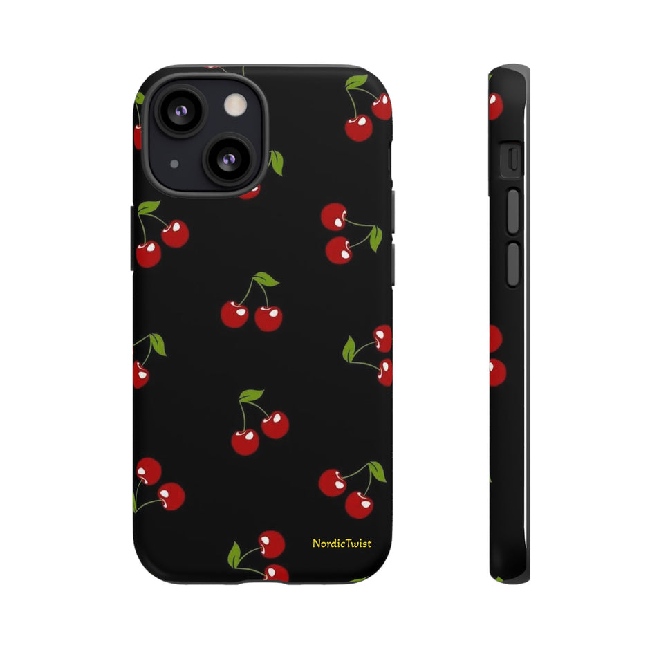 Cherry Pattern Tough Phone Case