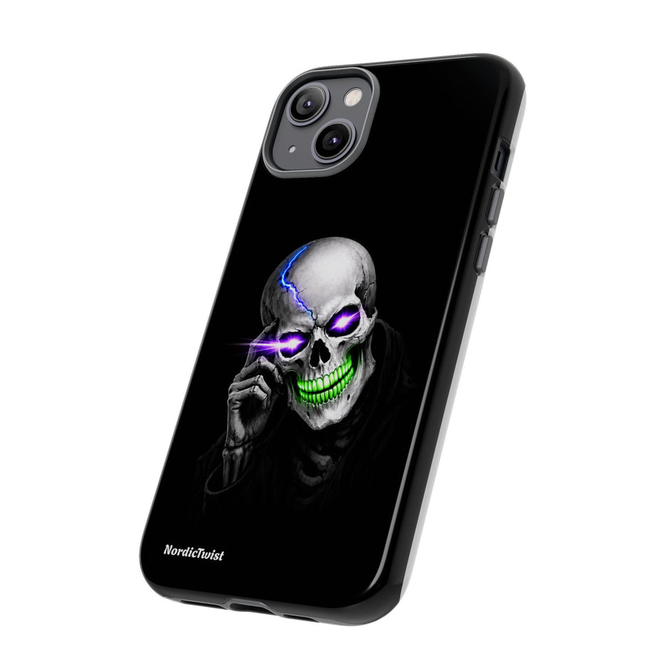 Neon Skull Tough Phone Case
