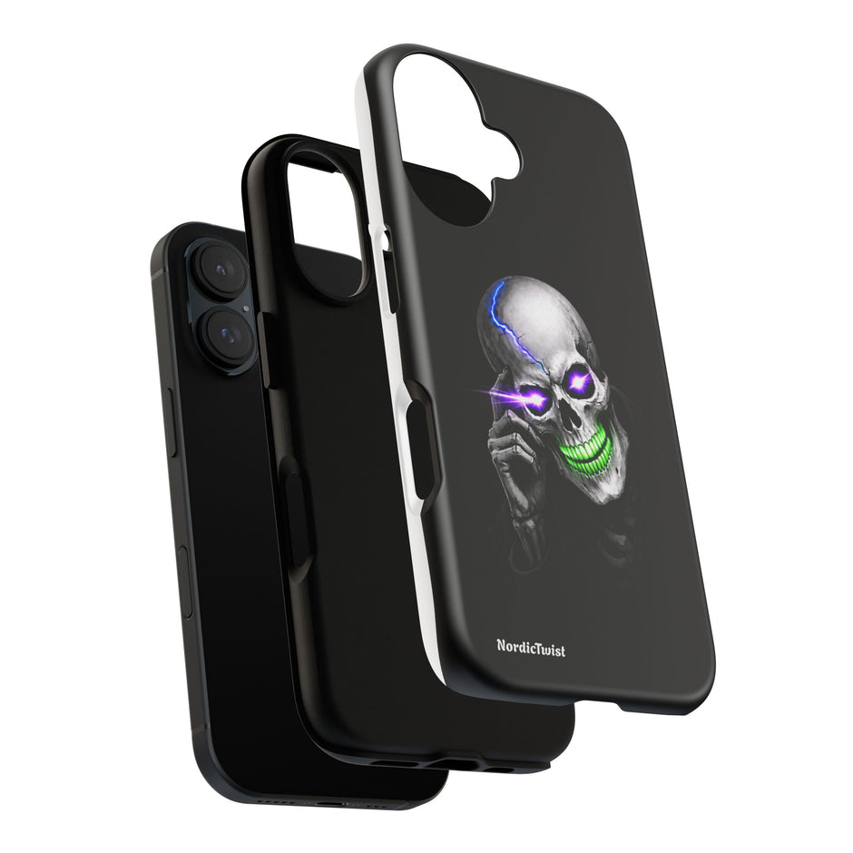 Neon Skull Tough Phone Case