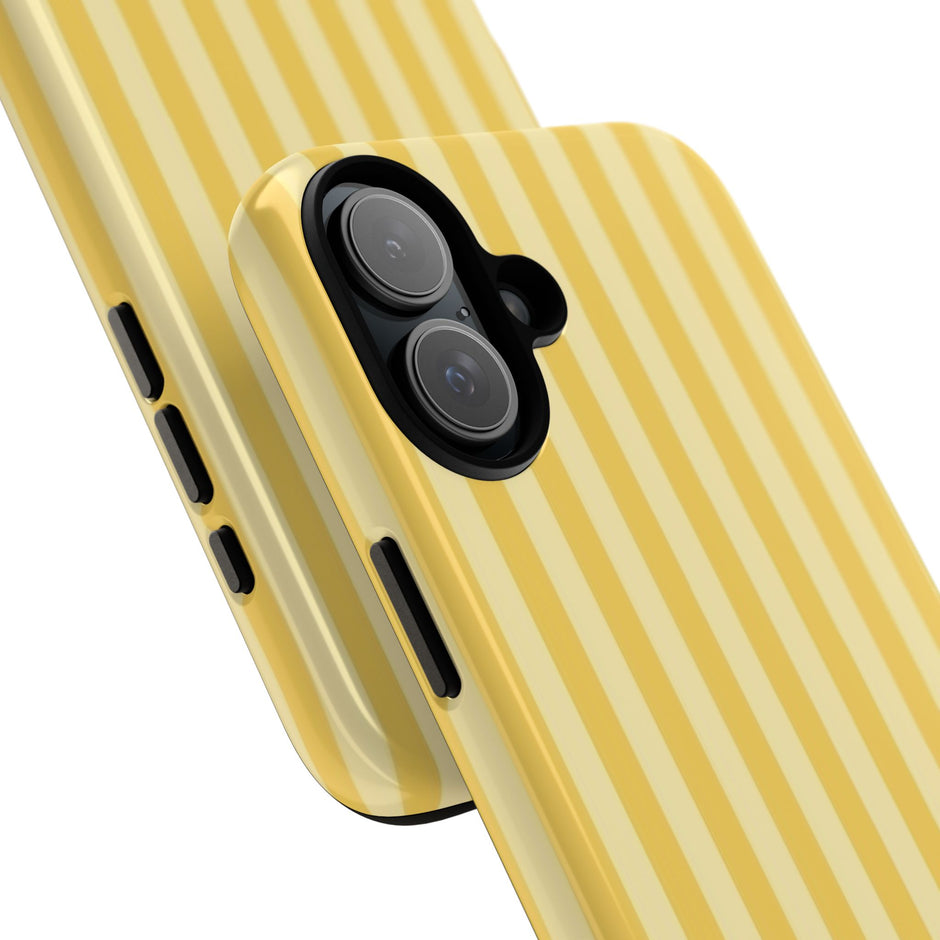 Yellow Stripe Tough Phone Case