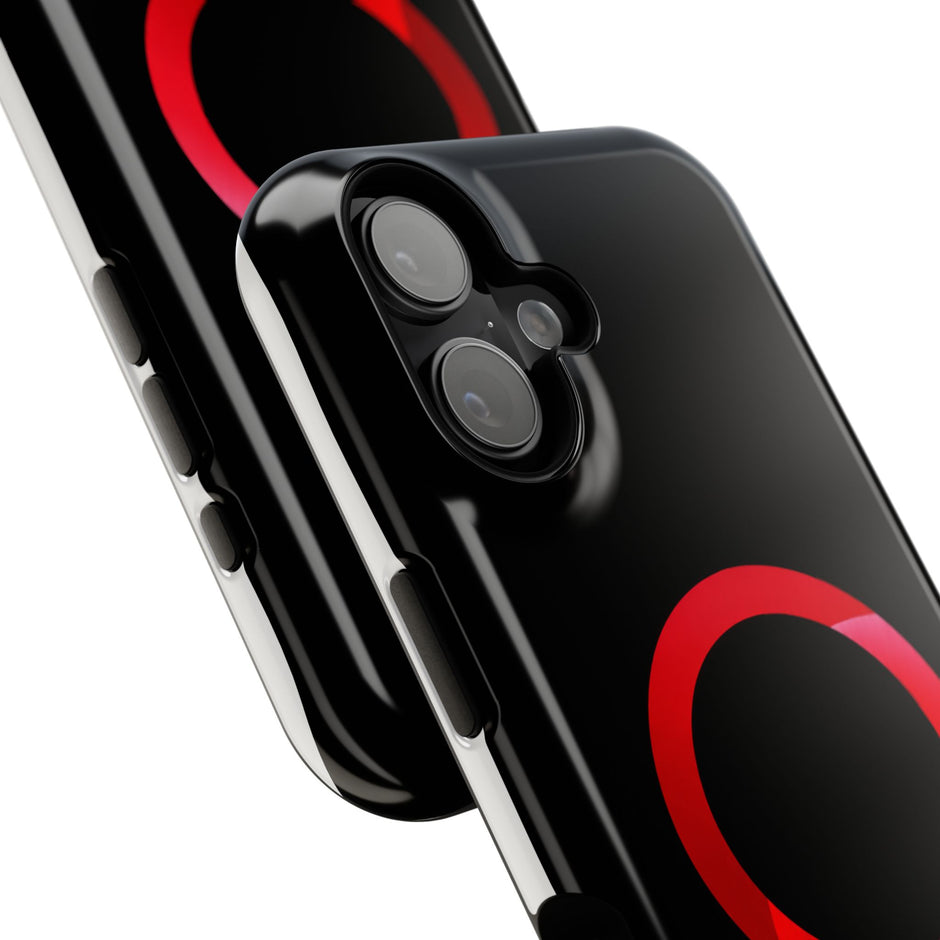MagSafe Mobilskal – Röd Ringdesign
