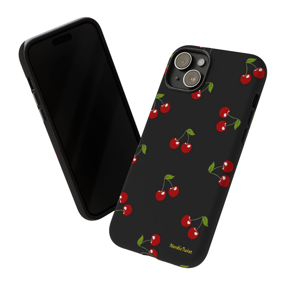 Cherry Pattern Tough Phone Case
